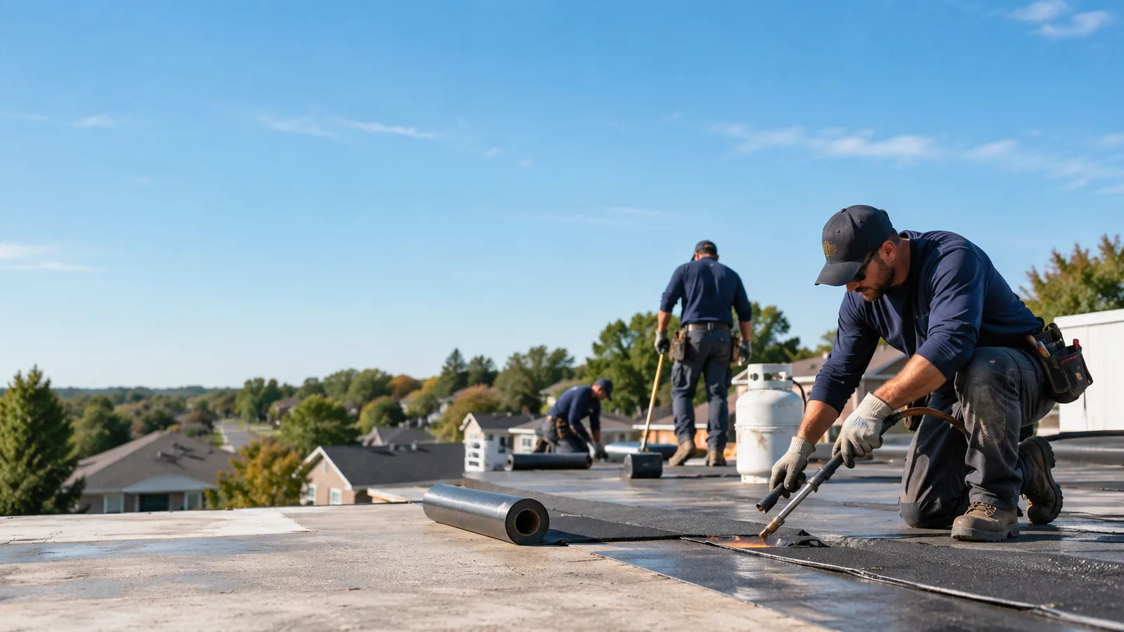 Flat Roof Leak Repair providers in Olmstead, KY